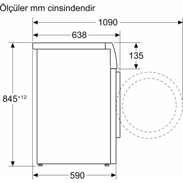 Siemens IQ700 Çamaşır Makinesi 10KG / 1400 WG54B200TR