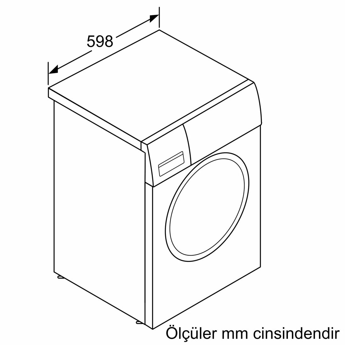 Siemens WG52A202TR 1200 Devir 10 kg Çamaşır Makinesi iQ300