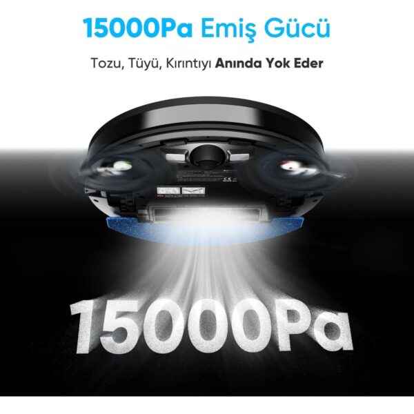 Şımart katya V Akıllı Robot Süpürge 15000PA Güçlü Emiş Gücü 6400MAH Yüksek Batarya
