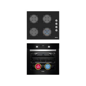 Simfer 0+7 Fonksiyon Power Turbo Siyah 2'li Ankastre Set (7327 Fırın + 3500 Ocak) HBCV0000BJ9T9G