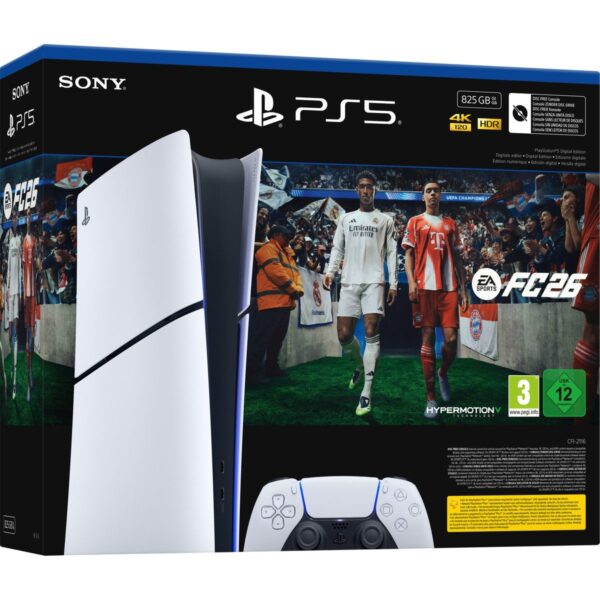 Sony Playstation 5 825 GB Slim Dijital Versiyon / Ea Sports FC26