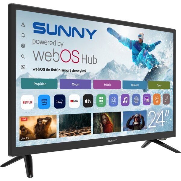 Sunny SN24LEDl262-S 24” 60 Ekran Uydu Alıcılı HD Ready webOS Smart LED TV