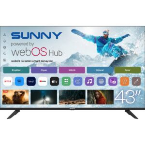 Sunny SN43FMLN-W02S 43'' 109 Ekran Uydu Alıcılı Full HD webOS LED TV HBCV0000C6WQAV