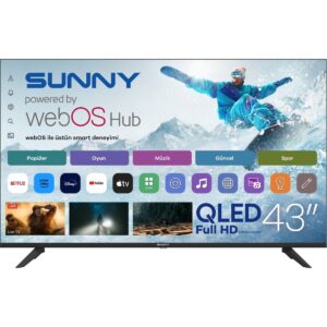 Sunny SN43QFMLN-W02S 43'' 109 Ekran Uydu Alıcılı Full HD QLED webOS TV HBCV0000CY7MW1