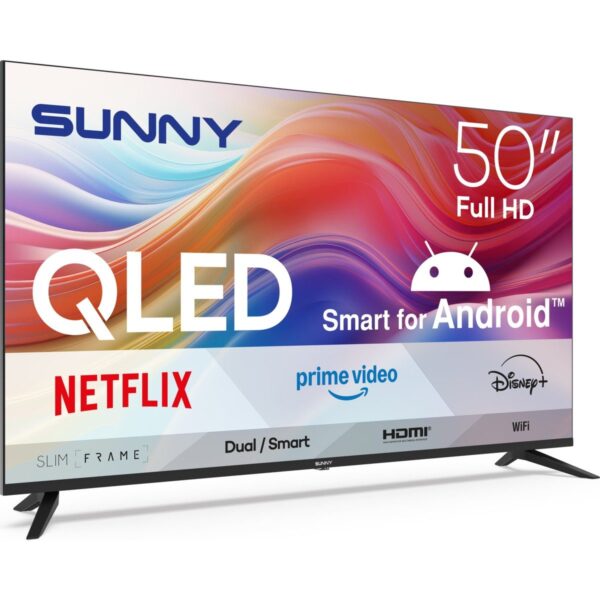 Sunny SN50QFPRL-A14S 50” 127 Ekran Uydu Alıcılı Full HD Android Smart QLED TV