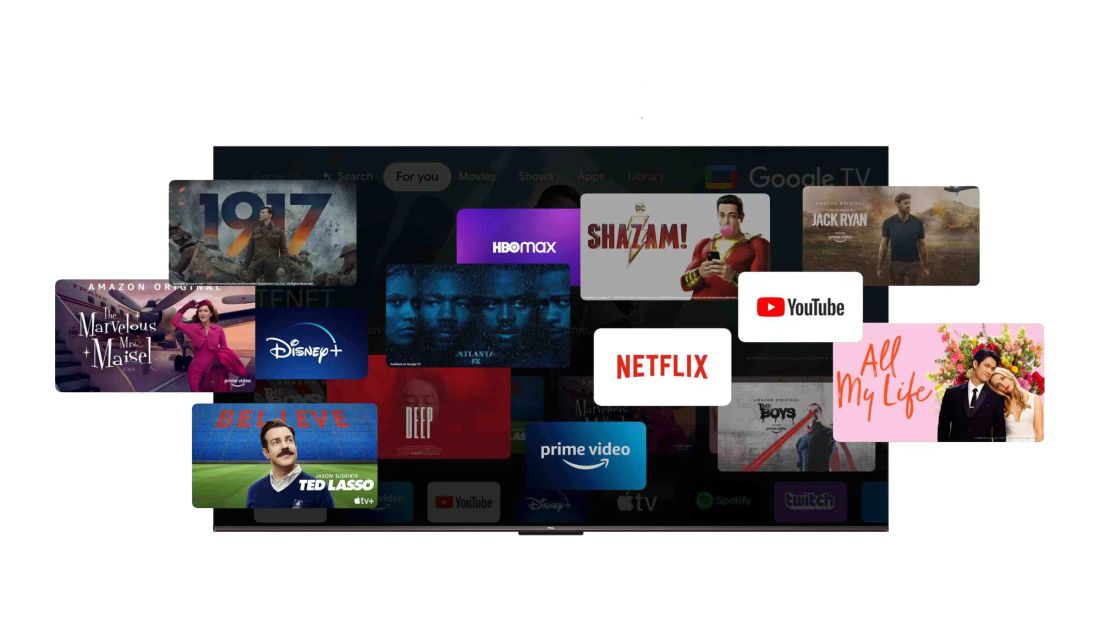 TCL 55V6B 55” 138 Ekran Uydu Alıcılı 4K Ultra HD Google TV