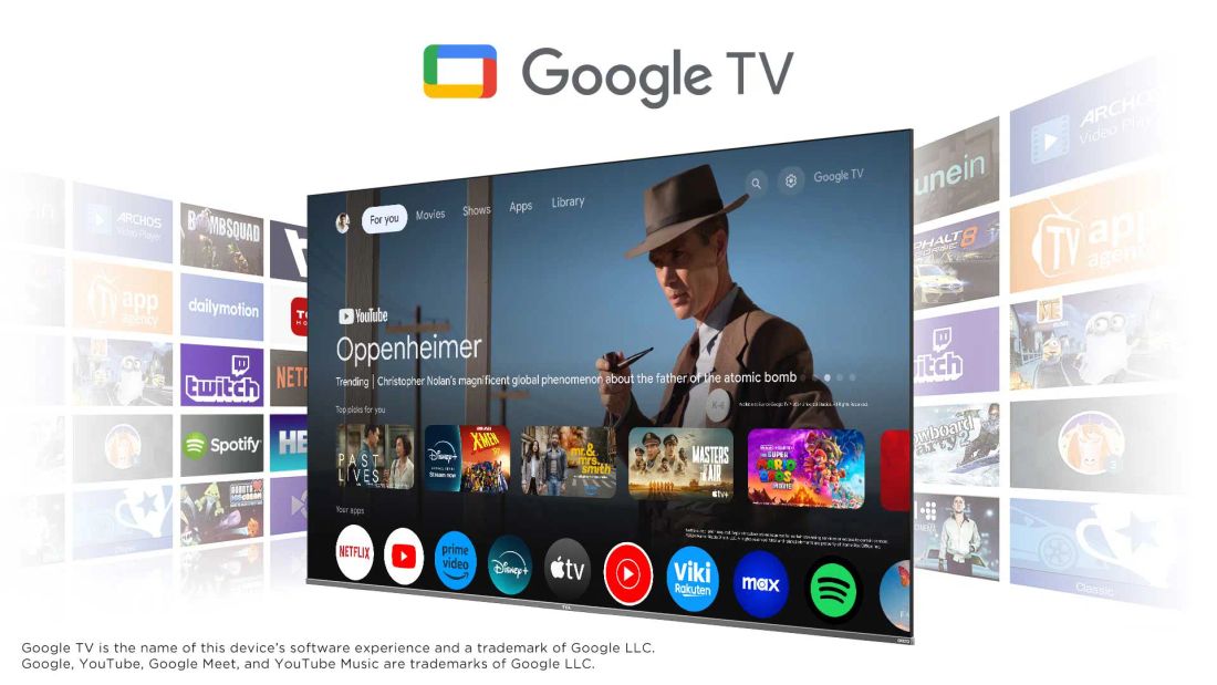 TCL 55V6B 55” 138 Ekran Uydu Alıcılı 4K Ultra HD Google TV