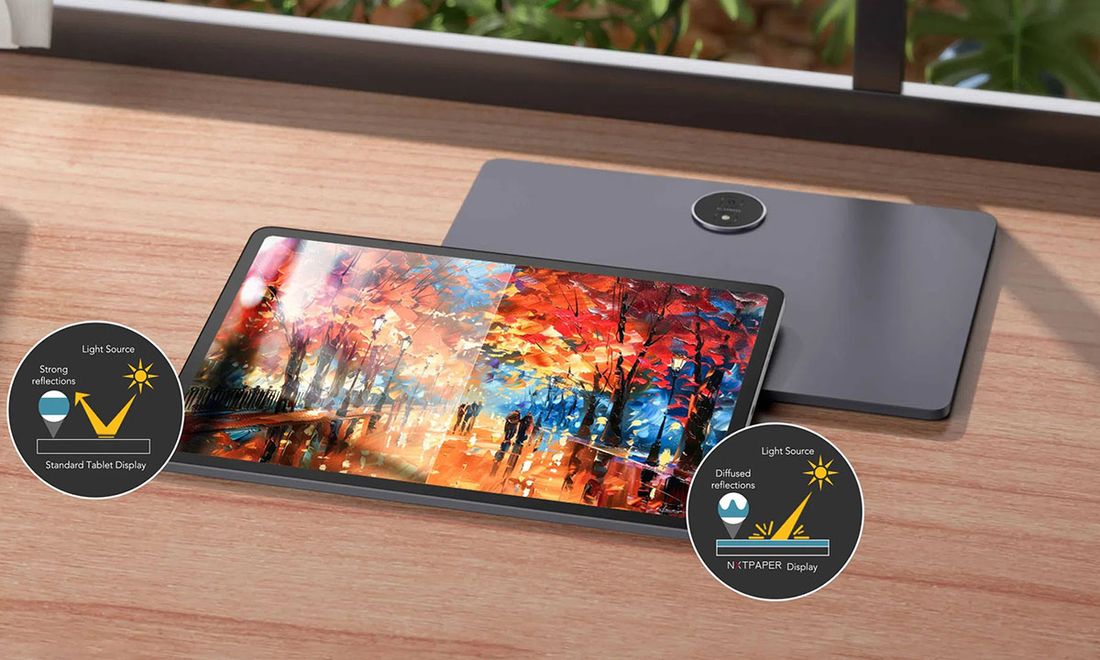 TCL NXTPAPER 14 inç 60Hz 2.4K Tablet 8GB Ram 256GB Hafıza Android 14 Gri Renkli Ekran