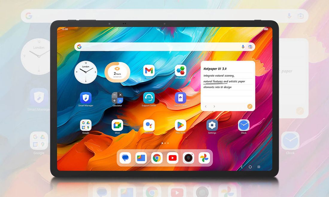 TCL NXTPAPER 14 inç 60Hz 2.4K Tablet 8GB Ram 256GB Hafıza Android 14 Gri Renkli Ekran