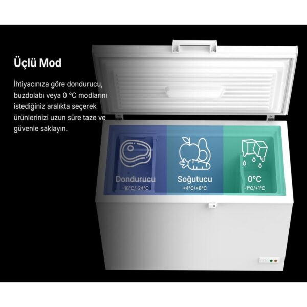 Tecna Tye 2202 Dual 202 Lt. Sandık Tipi Derin Dondurucu