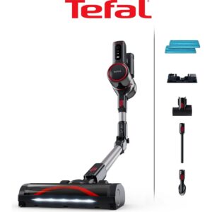 Tefal TY6T90TR X-Force Flex 8.60 Max Aqua Kablosuz Şarjlı Dikey Süpürge Kırmızı - Siyah Toz Haznesi ile Kolay Temizlik HBCV00007E8CTJ