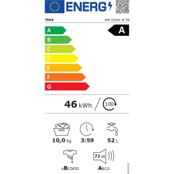 Teka Wm 21041 W Tr 10 kg 1400 Devir Çamaşır Makinesi