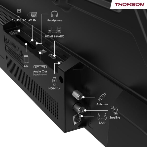 THOMSON 32HG2S15K 32″ 82 Ekran Uydu Alıcılı Full HD Google Smart LED TV