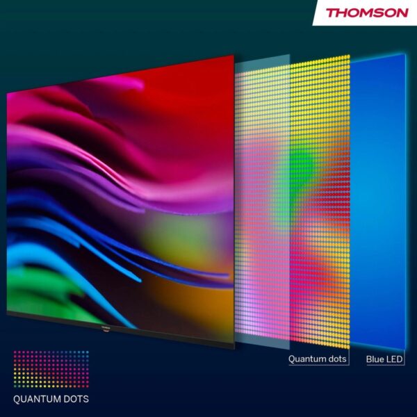 THOMSON 40FQG3S15K 40″ 102 Ekran Uydu Alıcılı Full HD Google Smart QLED TV