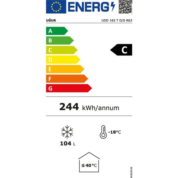 Uğur Sandık Tipi Derin Dondurucu 104 Lt C Enerji Sınıfı Hızlı Dondurma Özelliği R63 165