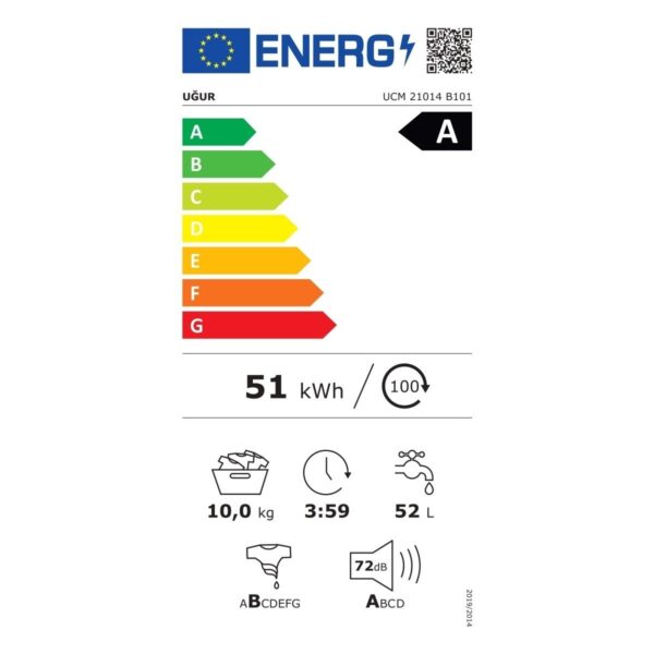 Uğur Ucm 21014 B101 10 kg Çamaşır Makinesi