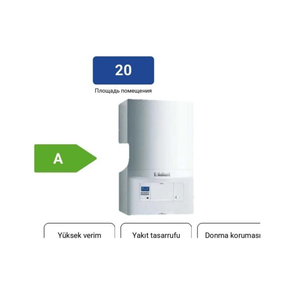Vaillant Ecotec 286/5-3 Pro 24/28 Kw 20.000 K Tam Yoğuşmalı Kombi Hermetik Baca ile Yüksek Verim