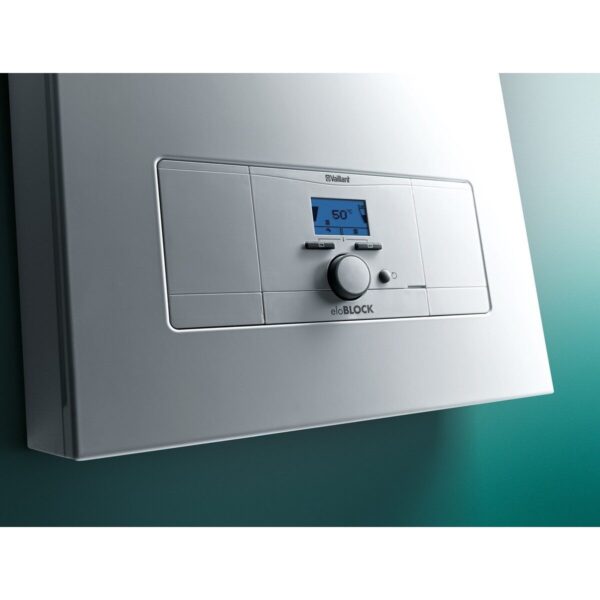 Vaillant Eloblock 12 Kw Trifaze Elektrikli Kombi 28 kW Kapasite Hermetik Baca ile Konvansiyonel Isıtma