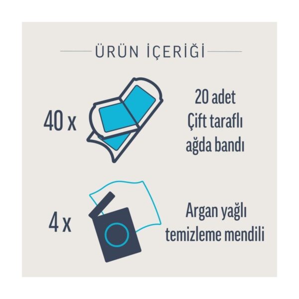 Veet Professional Ağda Bandı Hassas Ciltler İçin 40’lı Bacak & Vücut Bölgesi Temizleme Mendili