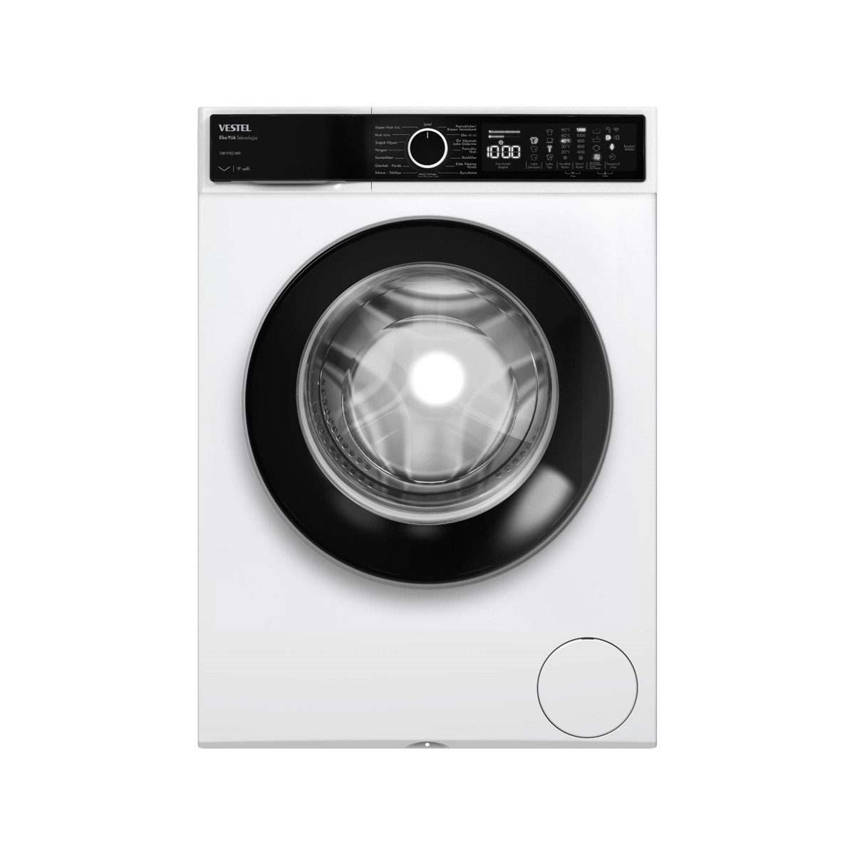 Vestel Cmı 97422 Wıfı 9 kg Yıkama Kapasitesi 1200 Devir Enerji Sınıfı A Çamaşır Makinesi HBCV0000CK8TMN