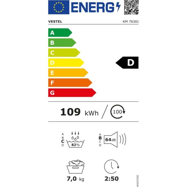 Vestel Km 76301 7 kg Kurutma Makinesi