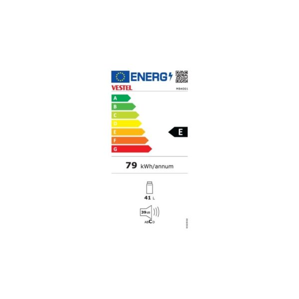 Vestel MB4001 E Enerji Sınıfı 41 Ly Minibar Mini Buzdolabı