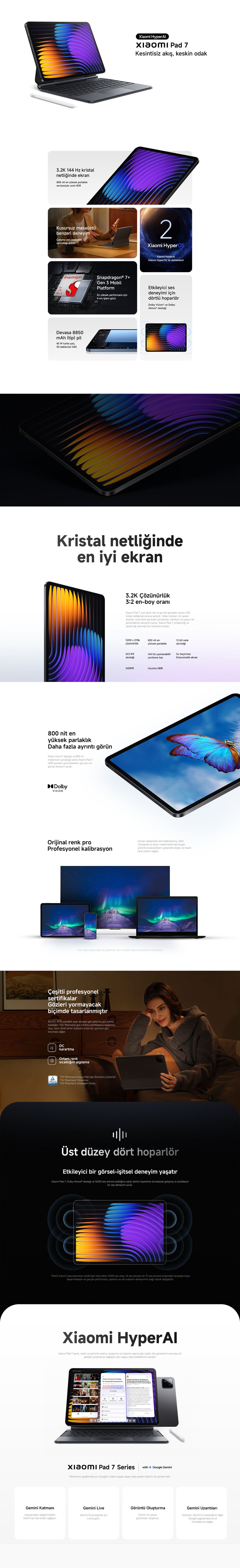 Xiaomi Pad 7 11" 8GB 256GB Tablet