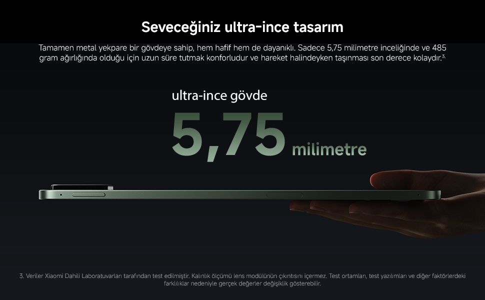 Xiaomi Pad 8 8gb 256 GB Gri Tablet Klavyeli