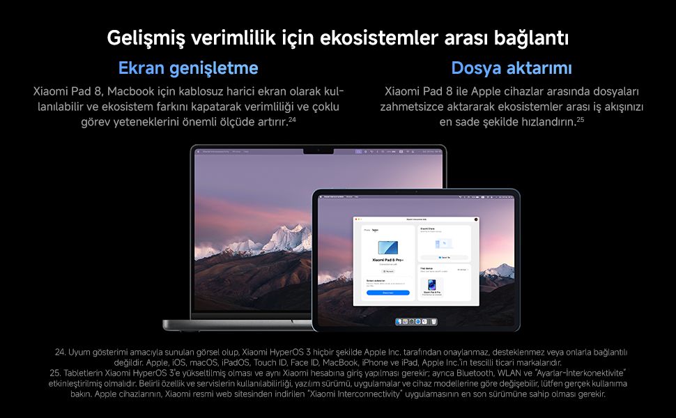 Xiaomi Pad 8 8gb 256 GB Gri Tablet Klavyeli
